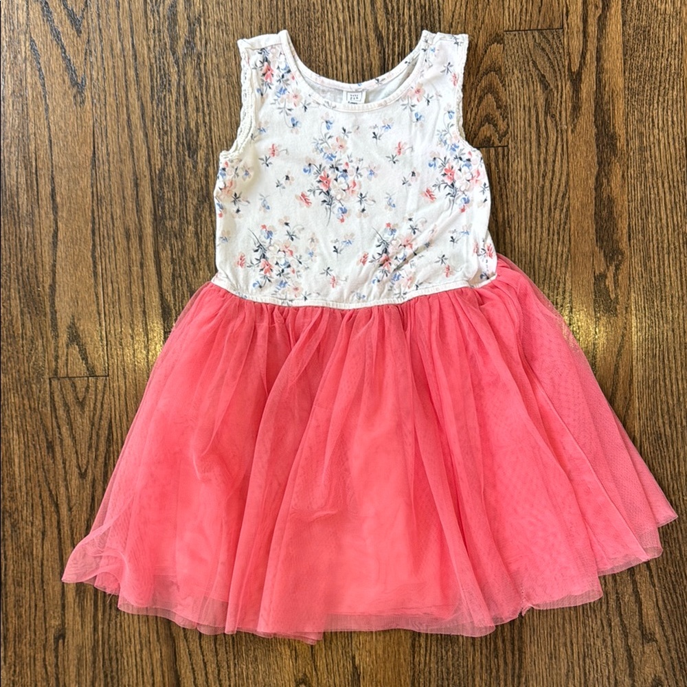 GAP Kids Floral and Pink Tulle Dress
